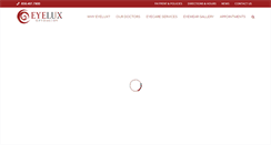 Desktop Screenshot of eyeluxoptometry.com